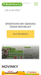 Mobile Screenshot of budfitseniore.cz
